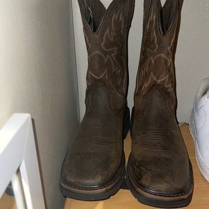 Wolverine Brown Cowboy Boots